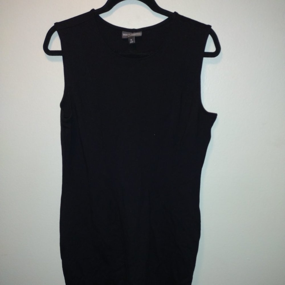 Bold Elements Black Short Sleeve Dress